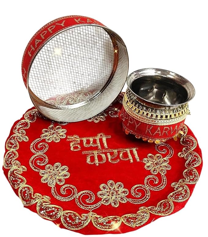Karva Chauth Special Thali Set - Celebrate with Tradition
